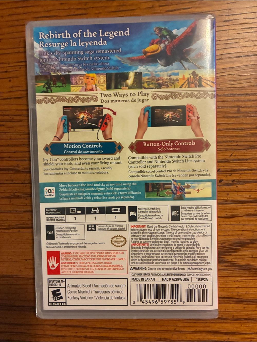 Nintendo Switch The Legend of Zelda: Skyward Sword HD - Sealed! - Picture 2 of 2
